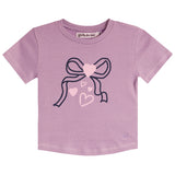 Heart And Bow Short Sleeve Tee