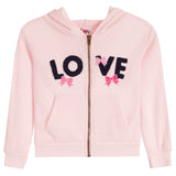 Love And Bow Zip Hoodie