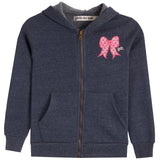 Zip Jacket With Bow Patch