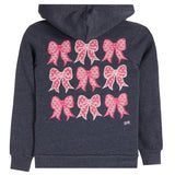 Bow Patch Zip Hoodie
