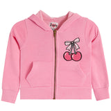 Zip Jacket With Cherry Patch