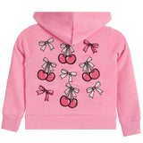 Zip Jacket With Cherry Patch
