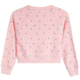 Allover Floral Crewneck Sweatshirt