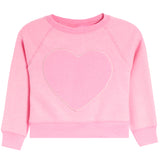 Heart Reverse Fleece Sweatshirt