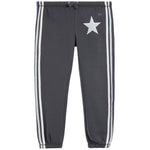 Striped Navy Jogger with Chenille Star
