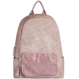 Crystallized Pouch Denim-Wash Backpack - Denny's