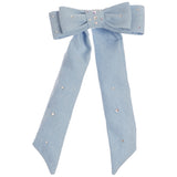 Large Denim Bow Scrunchie - Denny's
