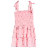 Allover Cherry Smock Dress