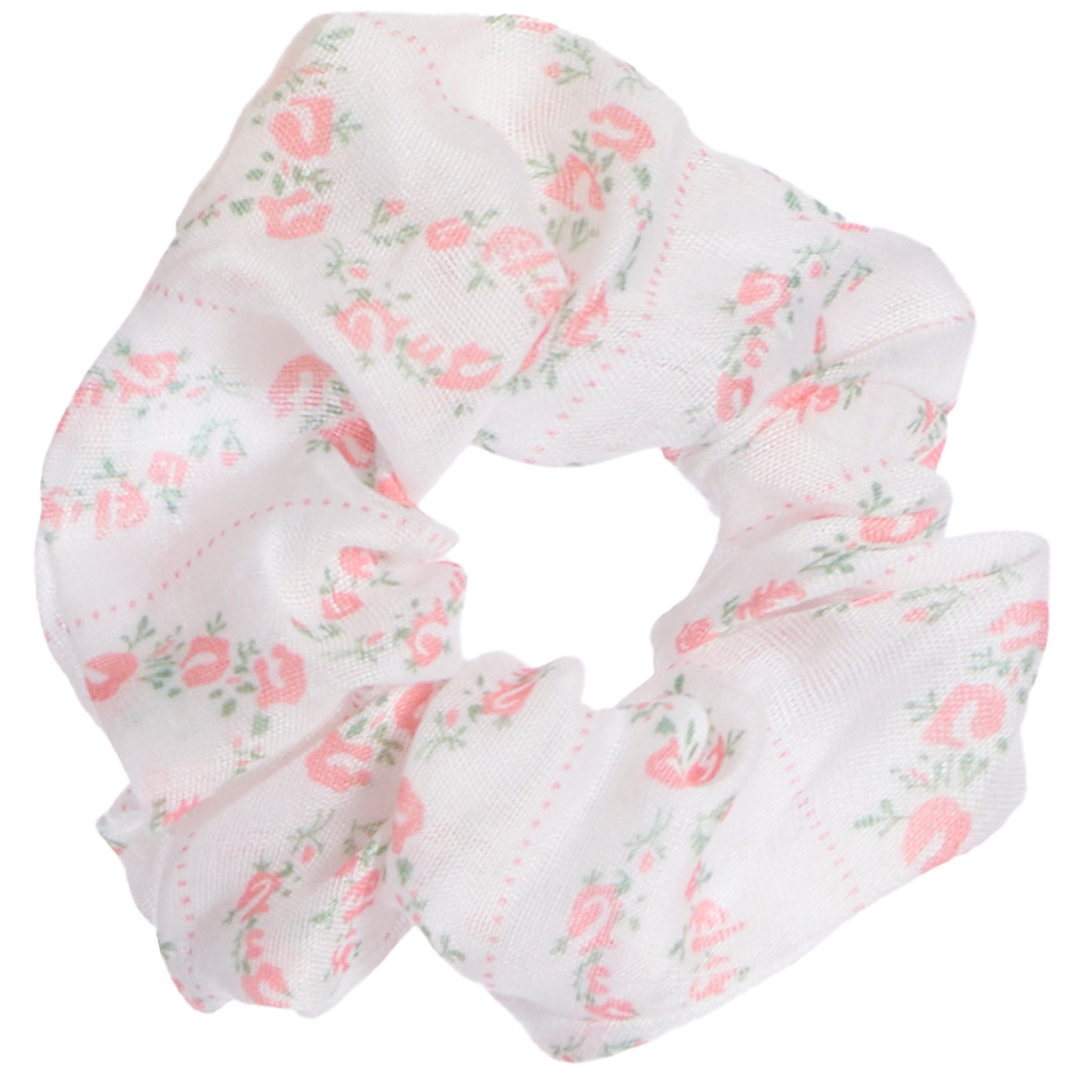 Ditsy Floral Eyelet Scrunchie - Denny's
