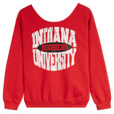 Indiana Distressed Oval Off Shoulder