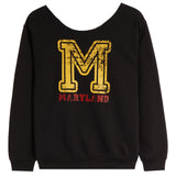 Maryland Distressed Initial Off Shoulder