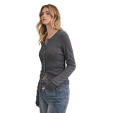 Snap Front Long Sleeve Thermal