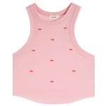 All Over Ribbons Embroidered Tank Top - Denny's