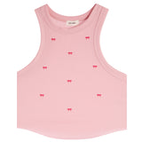 All Over Ribbons Embroidered Tank Top - Denny's