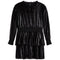 Long Sleeve Metallic Dress - Denny's