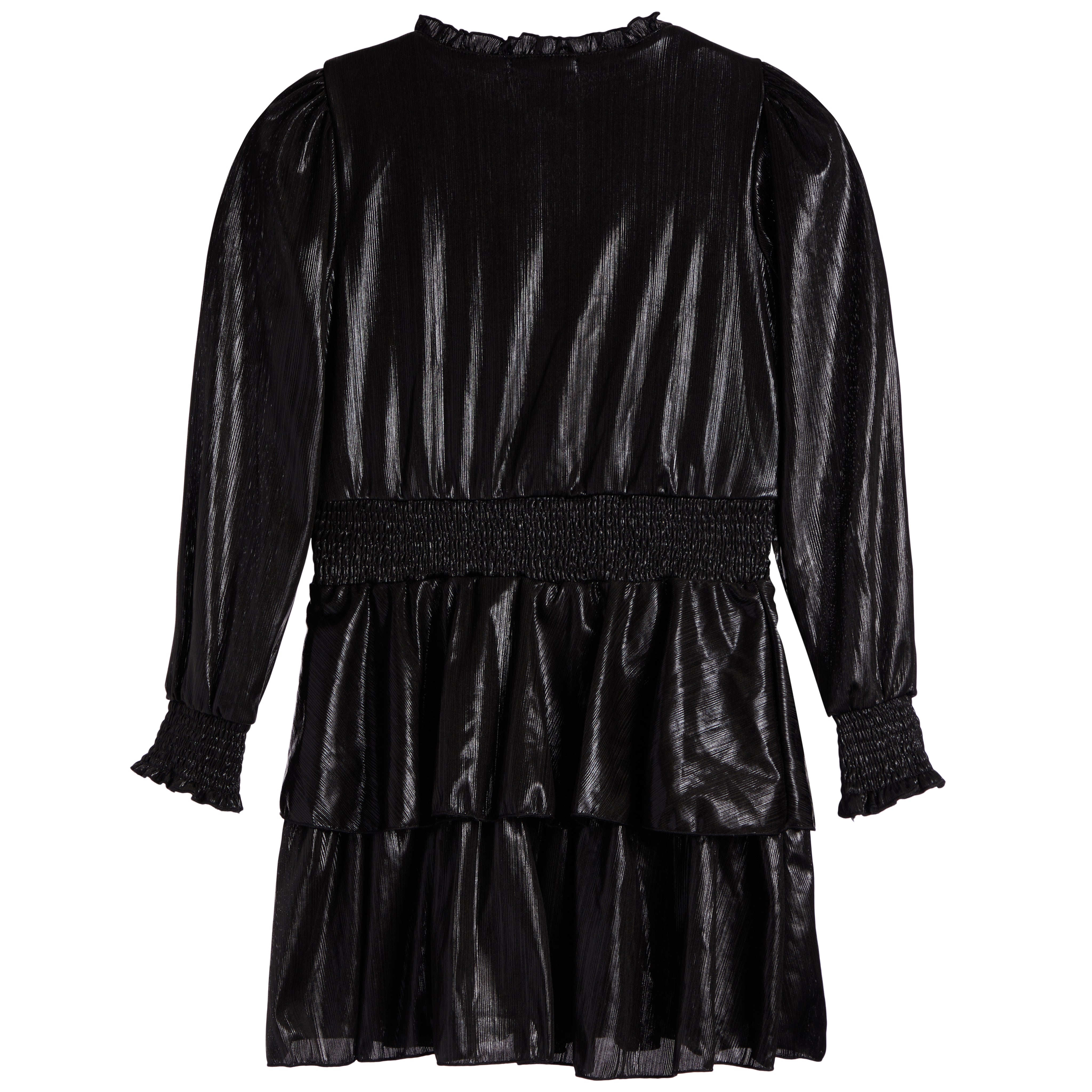 Long Sleeve Metallic Dress - Denny's