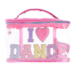 I Love Dance Clear Train Case - Denny's
