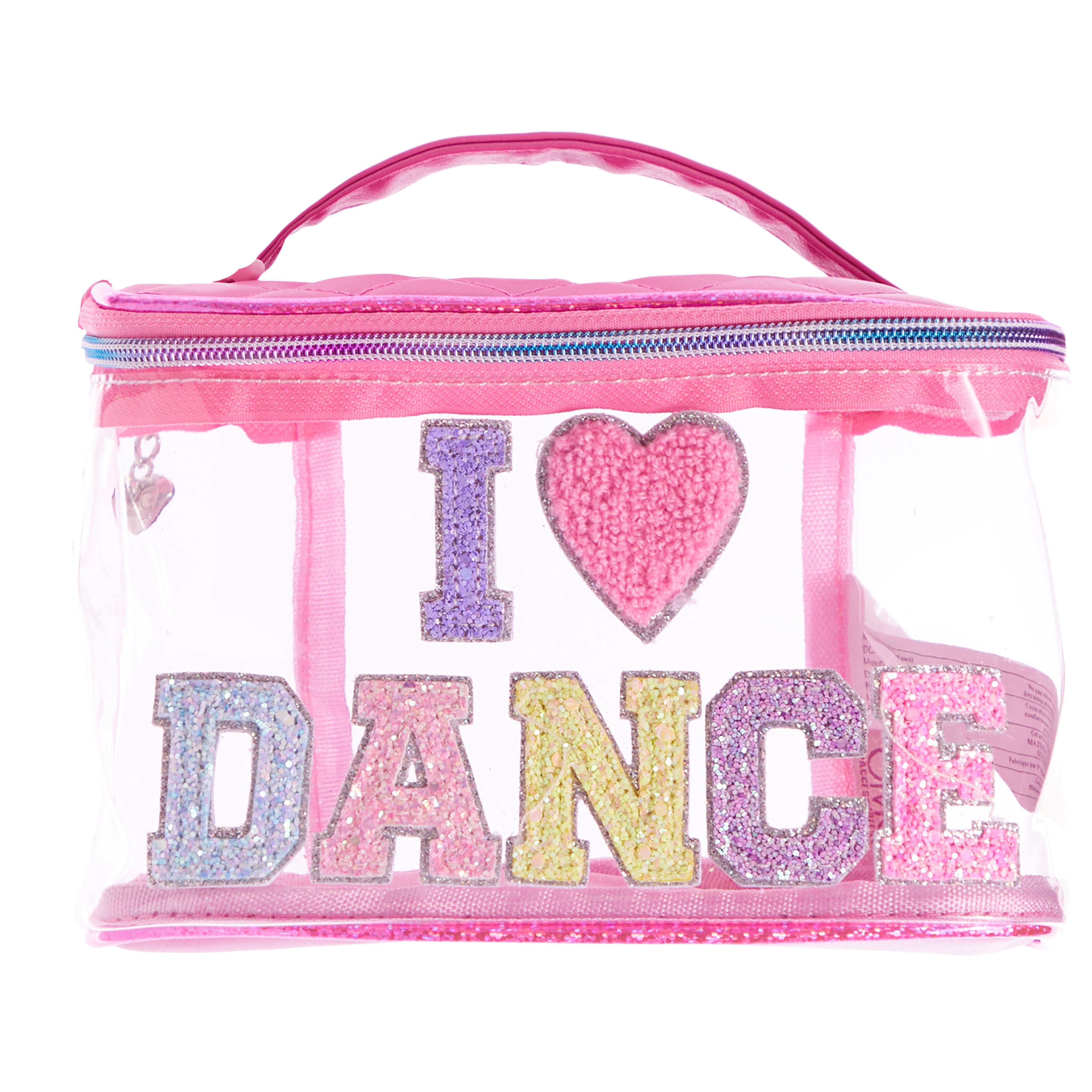 I Love Dance Clear Train Case - Denny's
