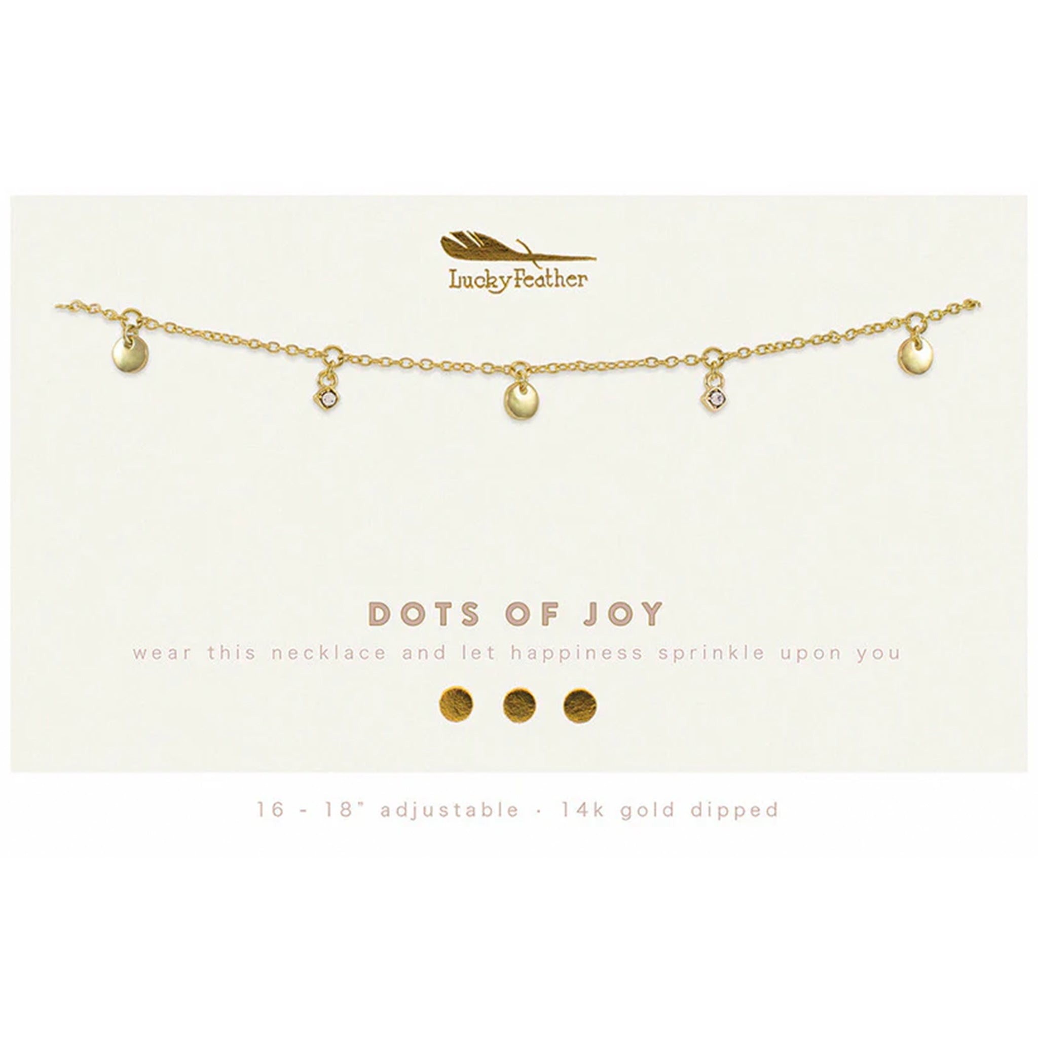 Dot Dangle Necklace - Denny's