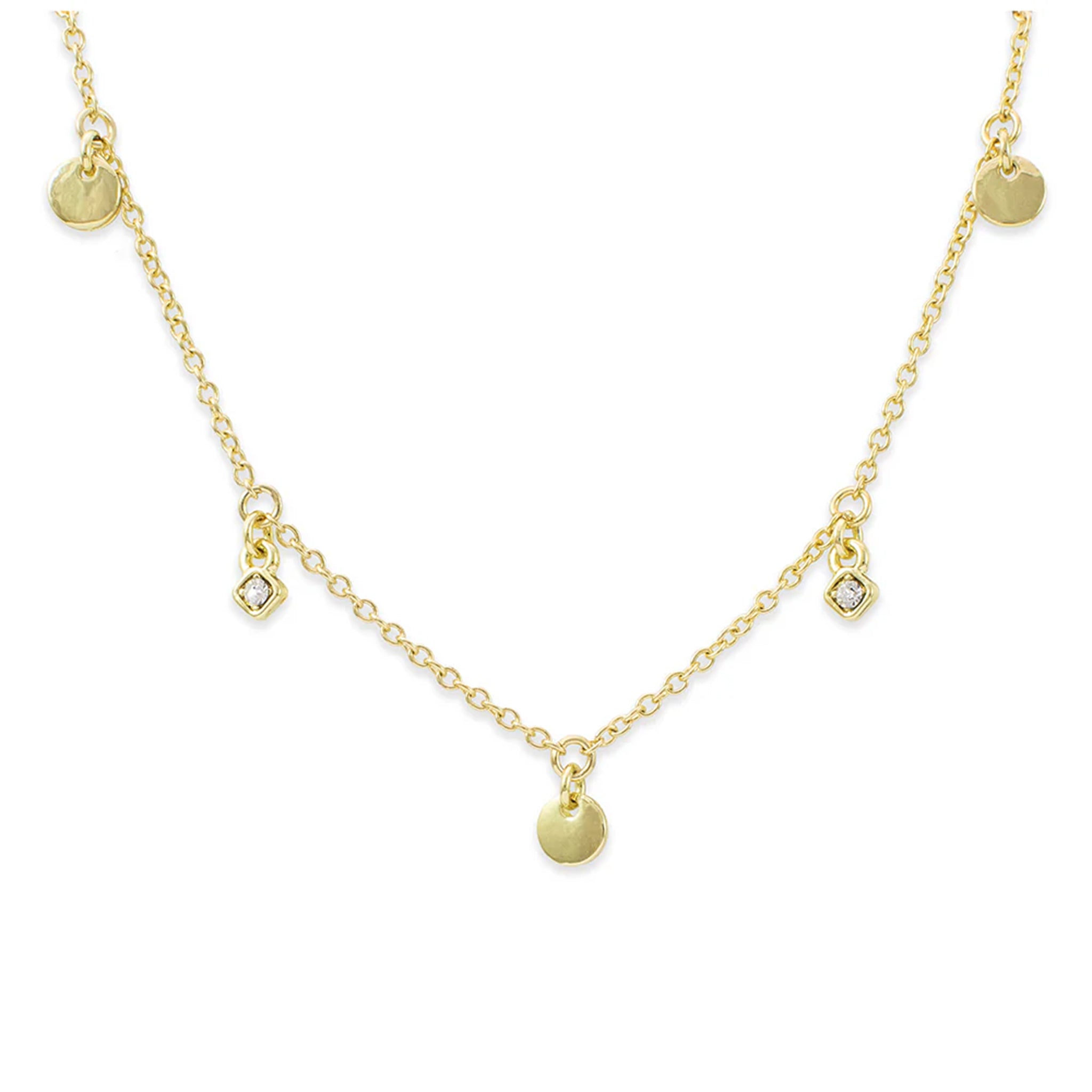 Dot Dangle Necklace - Denny's