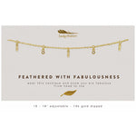 Feather Dangle Necklace - Denny's