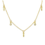 Feather Dangle Necklace - Denny's