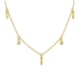 Feather Dangle Necklace - Denny's