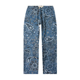 Denim Patch Work Cozy Lounge Pant