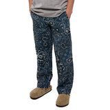 Denim Patch Work Cozy Lounge Pant