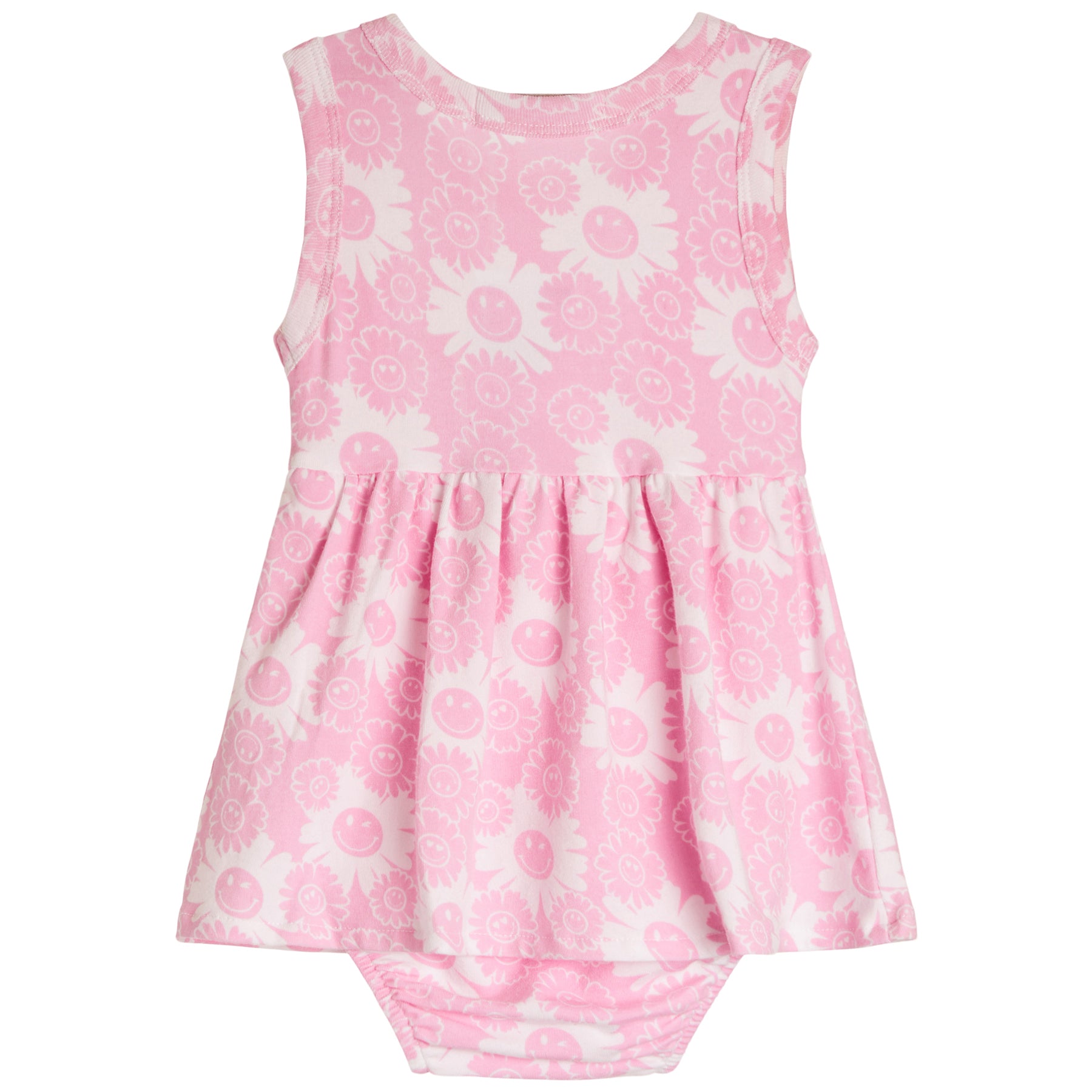 Flower Smile Onesie Dress - Denny's