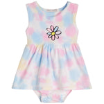 Tie Dye Flower Onesie Dress - Denny's