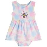 Tie Dye Flower Onesie Dress - Denny's