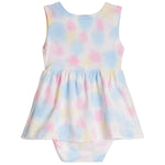 Tie Dye Flower Onesie Dress - Denny's