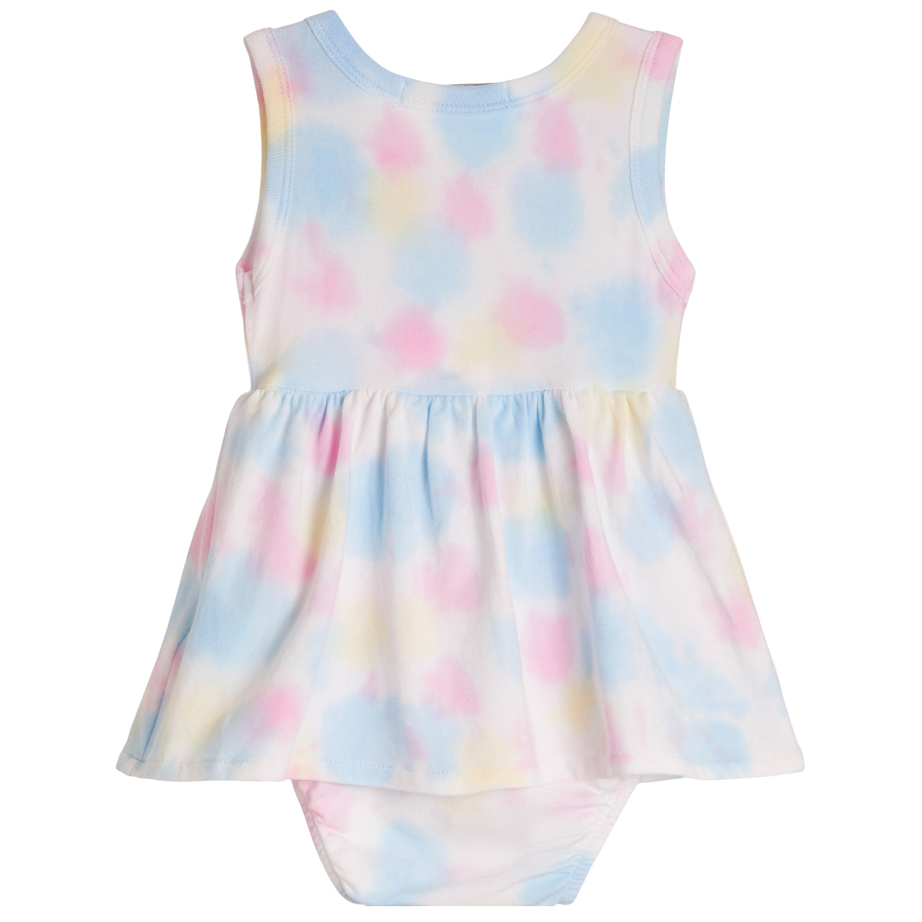 Tie Dye Flower Onesie Dress - Denny's