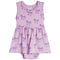 Lilac Bows Onesie Dress - Denny's