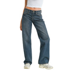 Low Rise Relaxed Straight Jean - Denny's