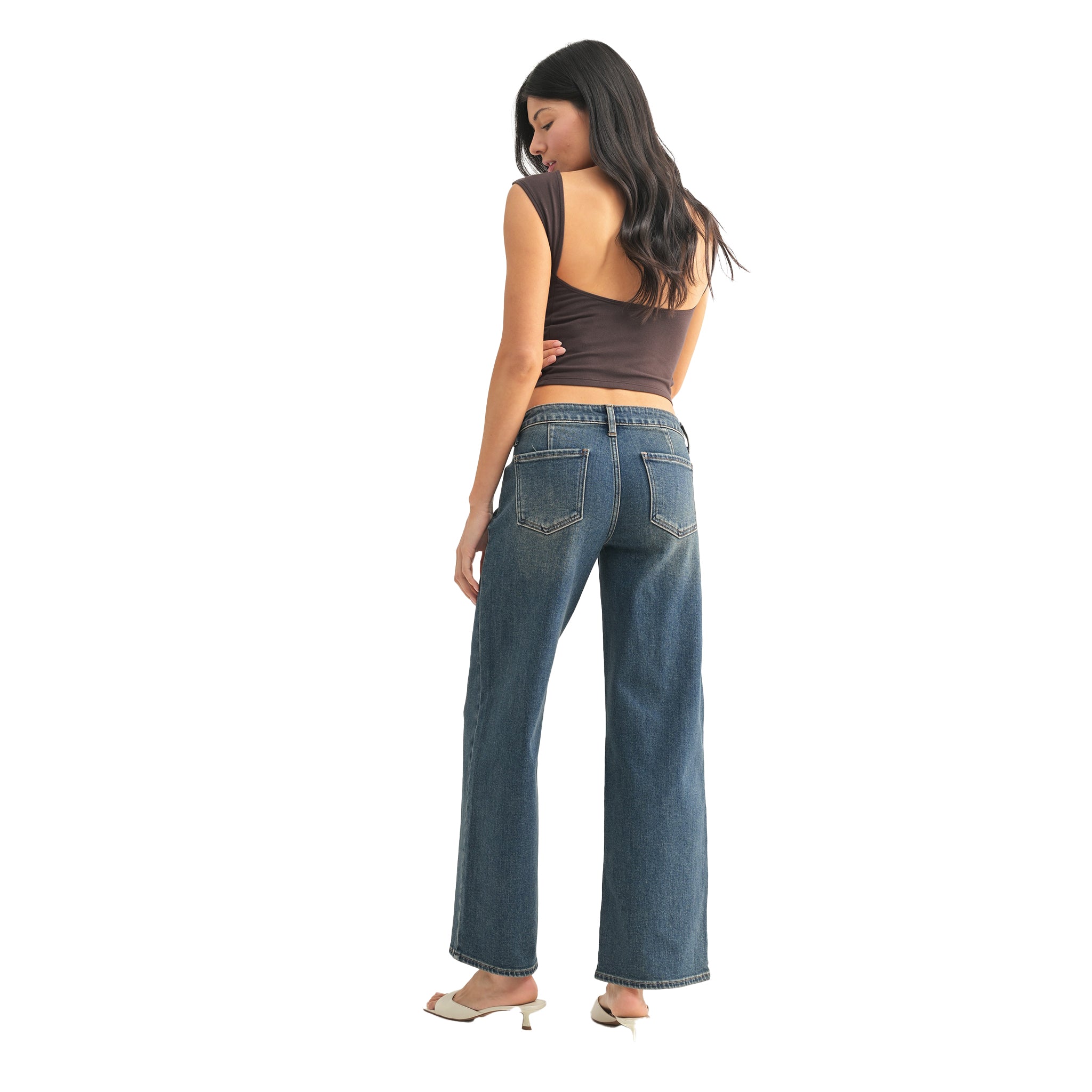 Low Rise Straight Leg Jean - Denny's