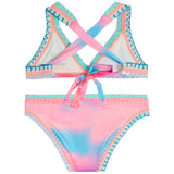 2pc Rainbow Embroidery Bikini