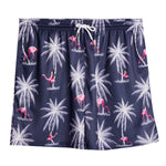Navy Flamingo Short