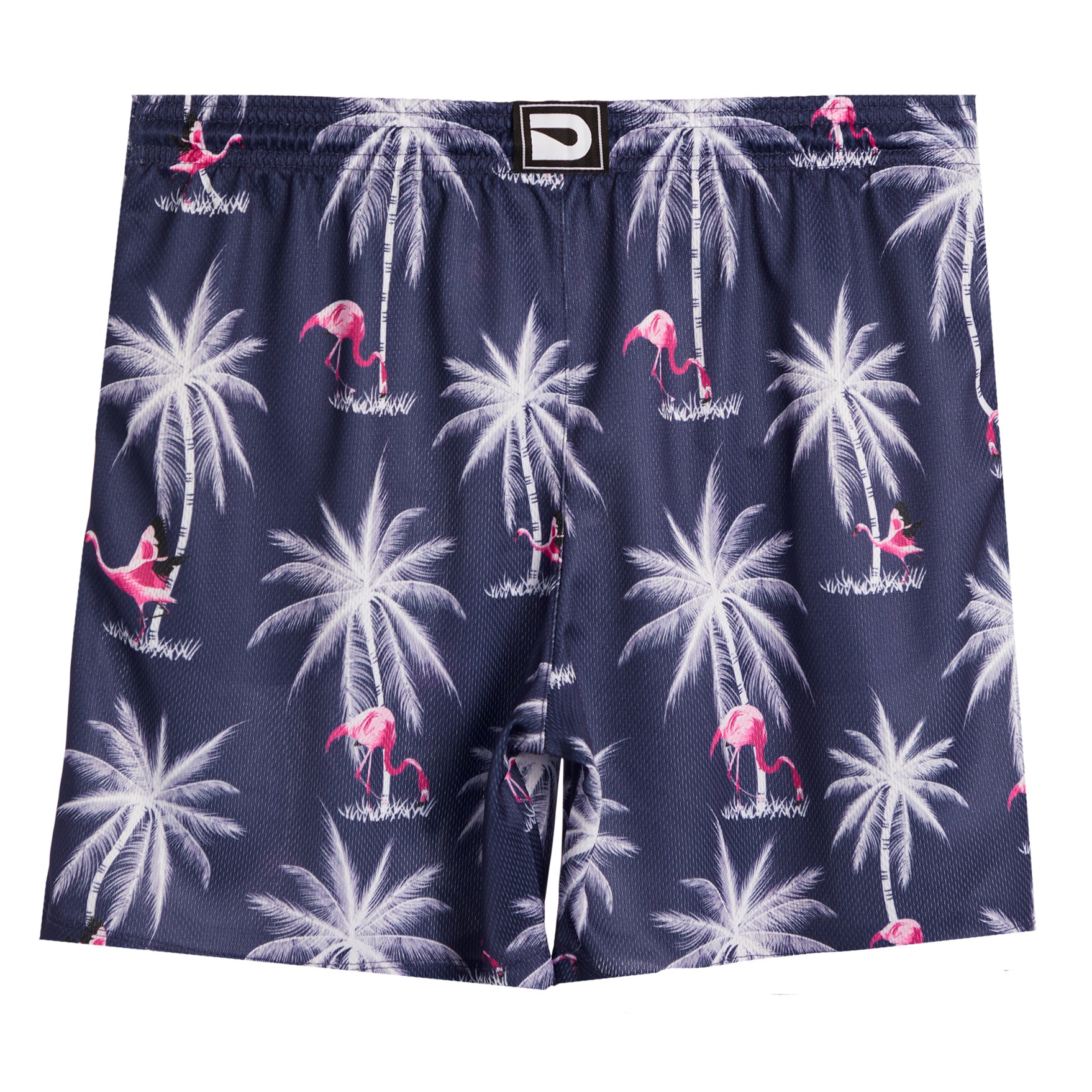 Navy Flamingo Short
