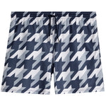 Navy Houndstooth Short - Denny's