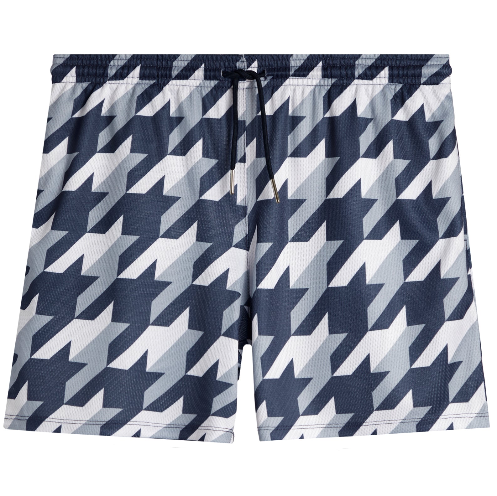 Navy Houndstooth Short - Denny's