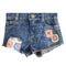 Crochet Patches Denim Short - Denny's