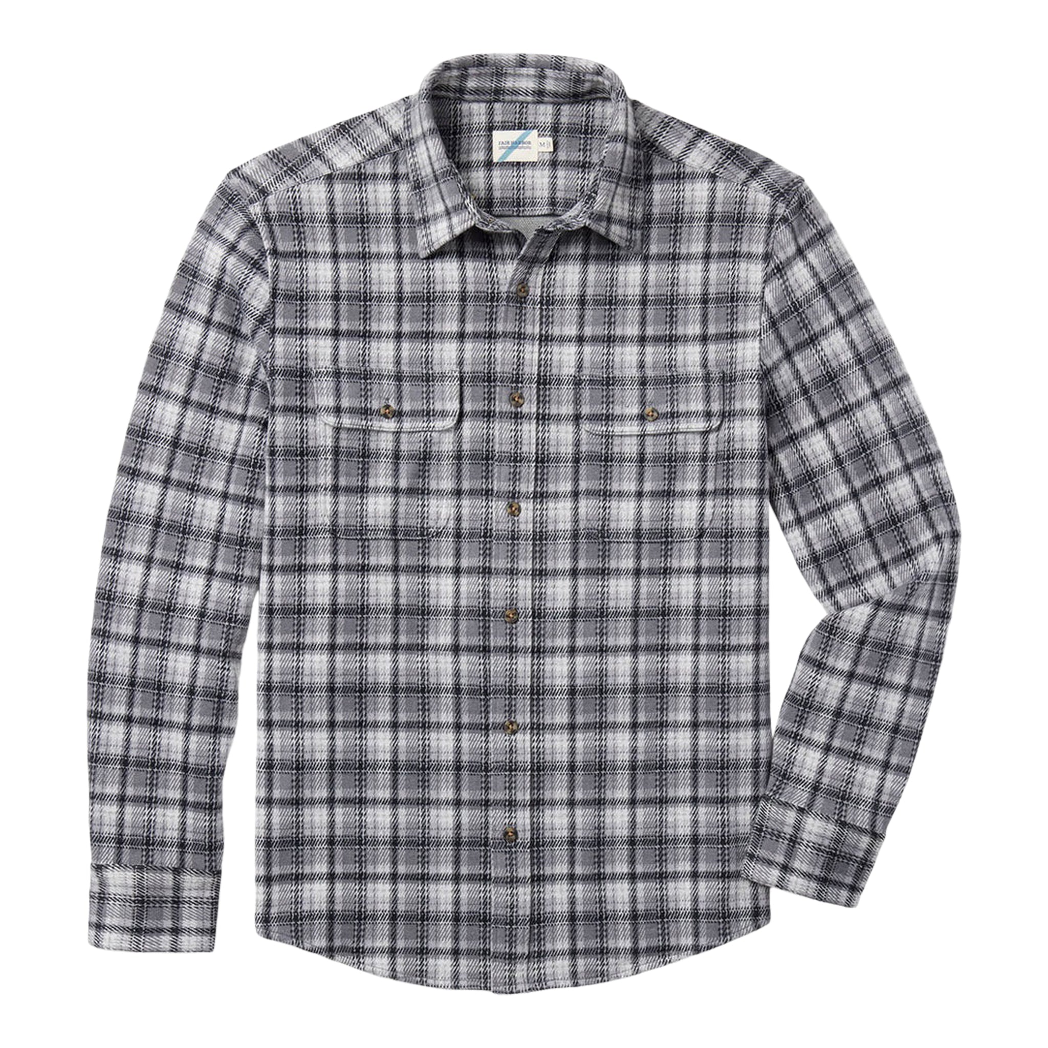 Charcoal Plaid Flannel - Denny's