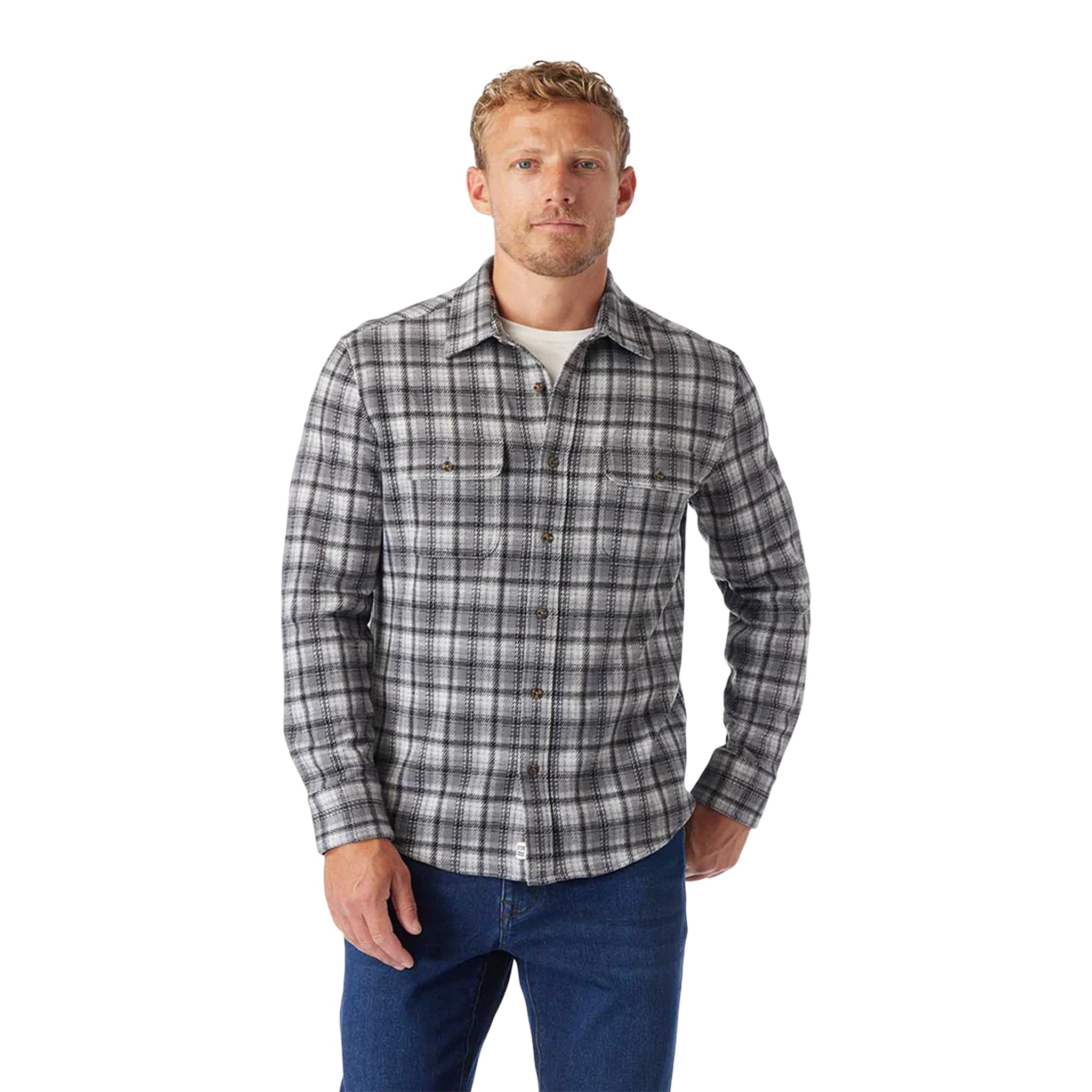 Charcoal Plaid Flannel - Denny's