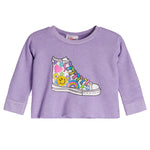 Chanille Patch Sneaker Fleece Sweatshirt - Denny's