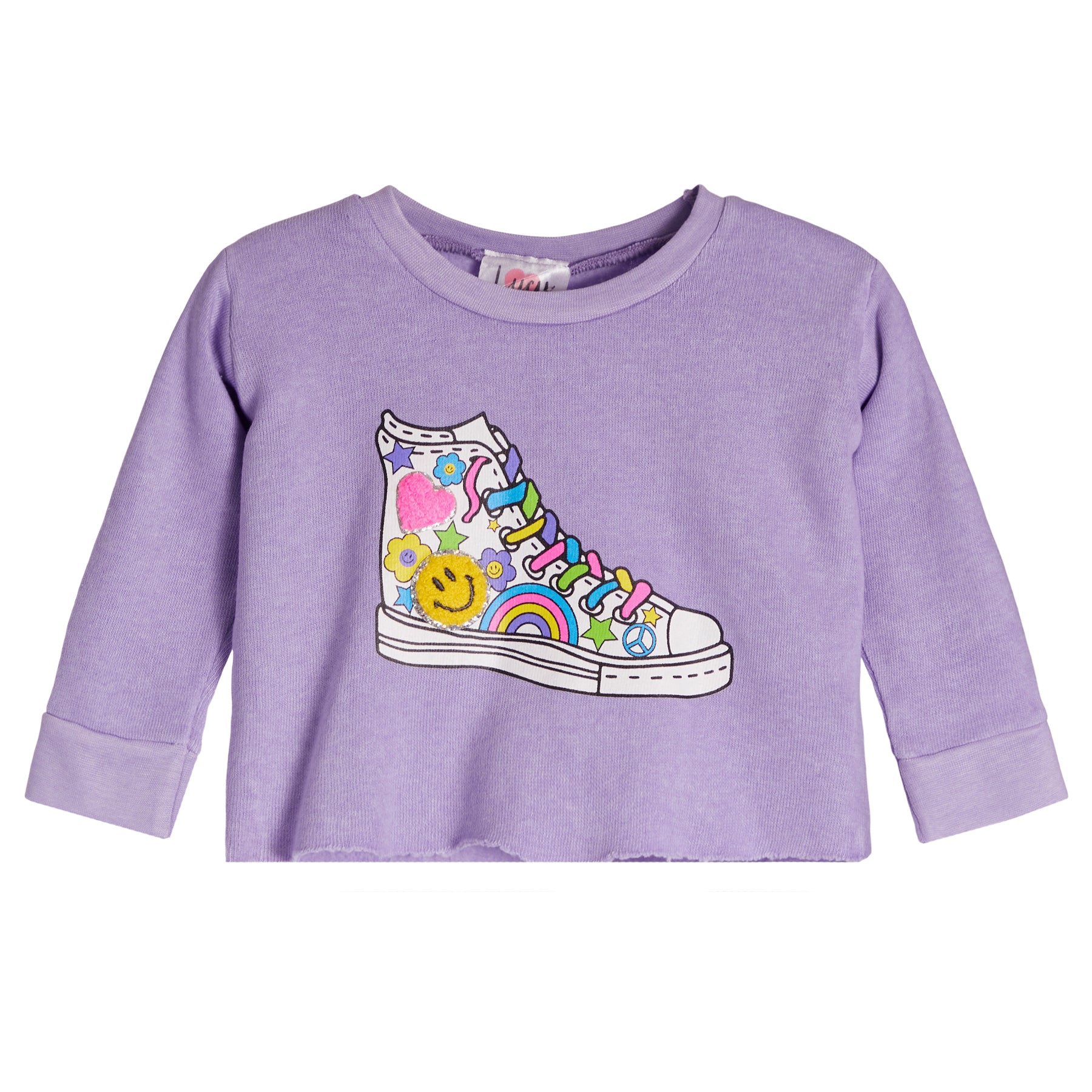 Chanille Patch Sneaker Fleece Sweatshirt - Denny's