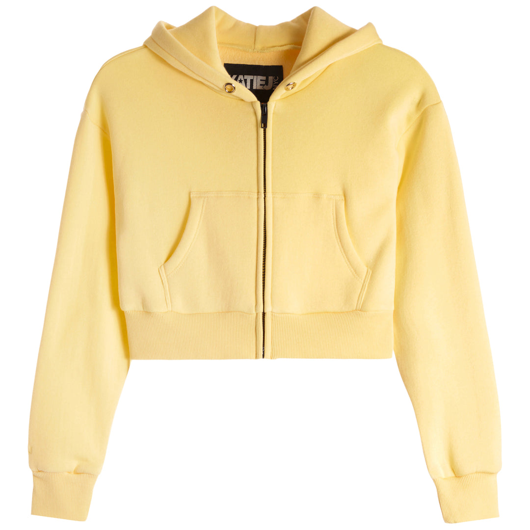 Dylan Crop Zip Hoodie | Denny's