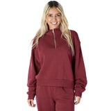 Dylan Solid 3/4 Zip Sweatshirt - Denny's