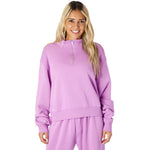 Dylan Solid 3/4 Zip Sweatshirt - Denny's